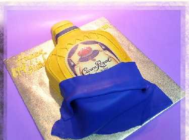 Crown Royal Cake, Crown Royal Bottle Cake, Bottle Cake, Liquor Bottle Cake