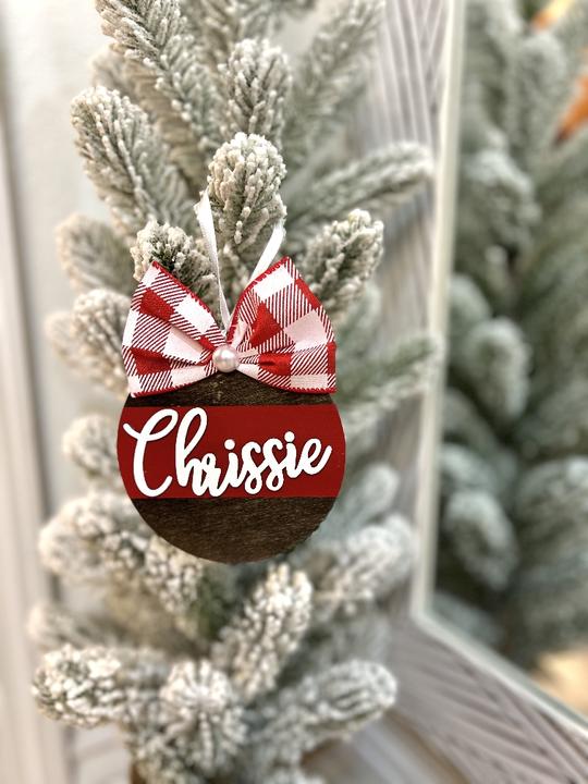 Wooden Christmas Ornament