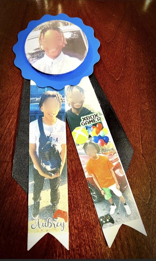 Photo Birthday Badge Ribbon Pin