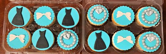 Tiffany & Co. Cupcake Toppers, Tiffany & Co. Cupcakes