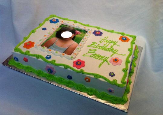 Edible Image Cake