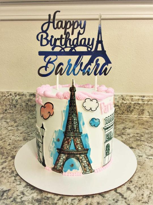 Paris/Eiffel Tower cake, Eiffel Tower Birthday Cake, Eiffel Tower Cake