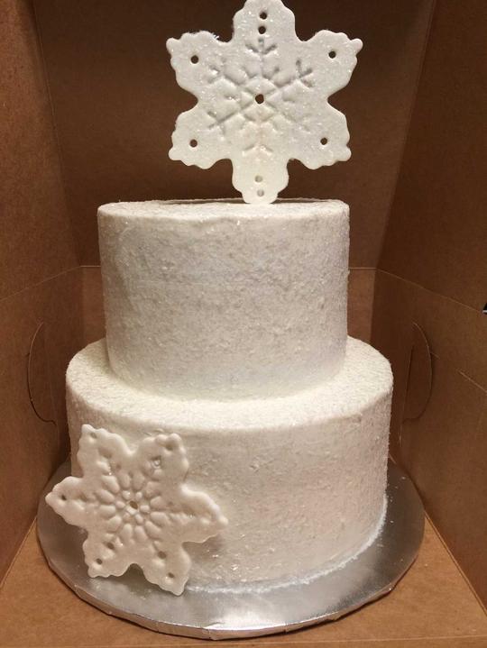 Snowflake Dust Cake