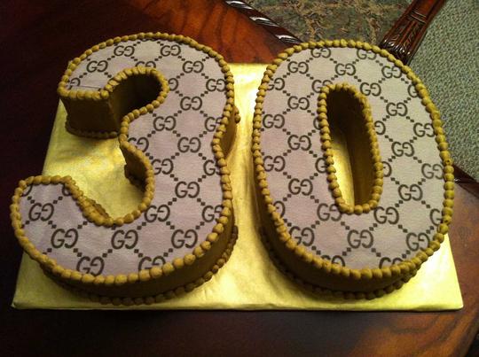 30 Birthday Cake, 30 Cut out Cake, 30 Gucci Cake, Gucci Cake