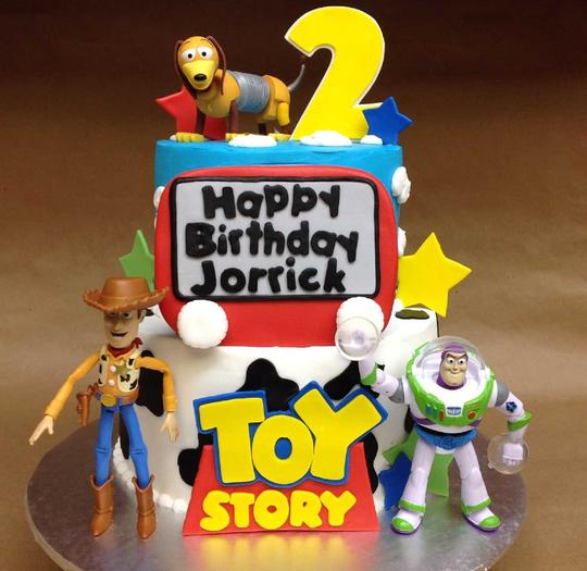 Toy Story Cake, 2nd Birthday Cake