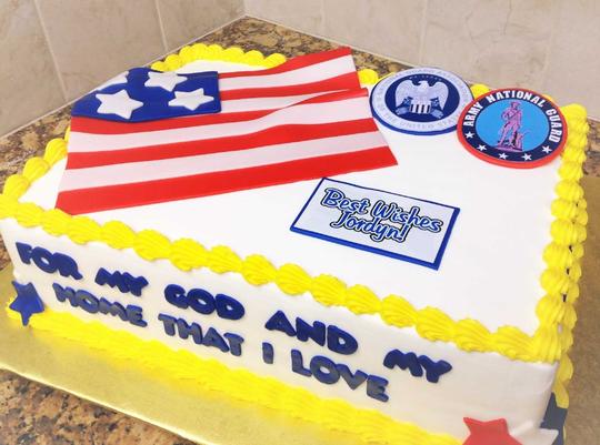 National Guard Cake, Service Member Cake