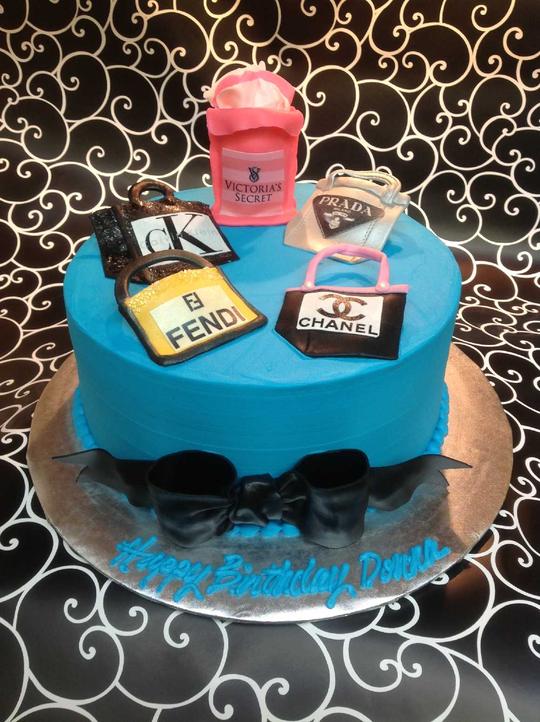 Purses Cake, Purse Theme Cake, Purse Topper Cake