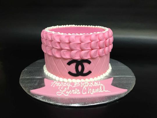 Chanel Cake, Pink Cake, Pink Chanel Cake