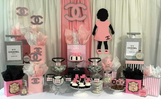 Chanel Theme Baby Shower, Chanel Decorations, CC Baby Shower Decorations, Chanel Party Decorations, Chanel Party Theme