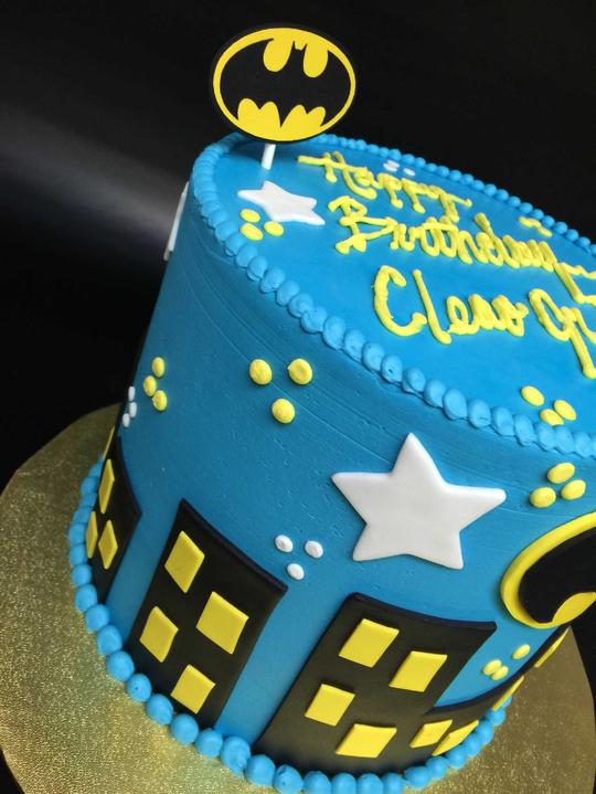 Batman Cake,  Batman Birthday Cake, Batman Tower Cake