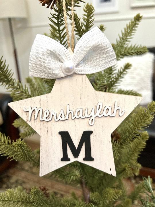 Wooden Christmas Ornament