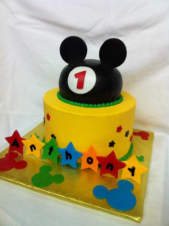 Mickey Mouse Cake, Mickey Cake, Mickey Theme Cake, Mickey Mouse Birthday Cake