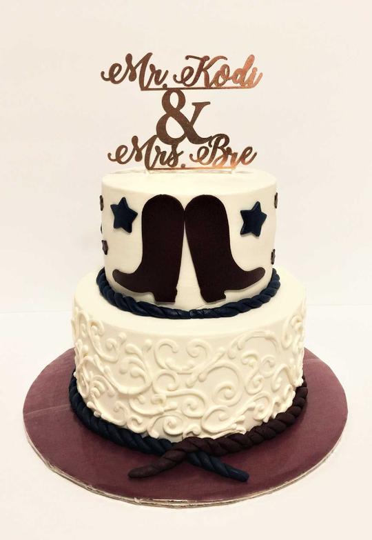 Cowboy Cake, Cowgirl Cake, Boot Cake, Western Wedding Cake