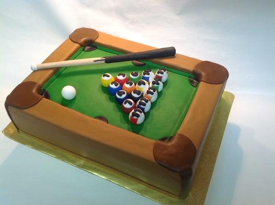 Grooms Cake, Pool Table Cake, Pool Cake, Groomsmen Cake