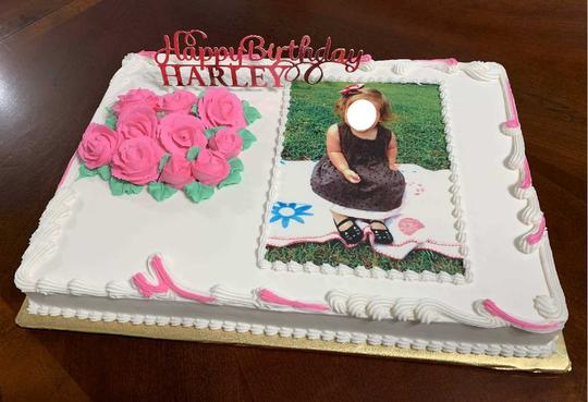 Edible Image Cake