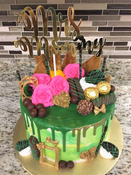 Mother’s Day Drip Cake