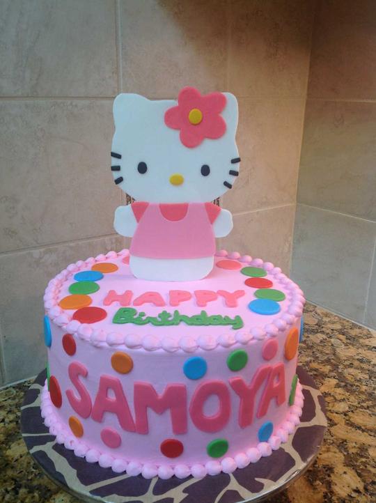 Hello Kitty Cake, Hello Kitty Birthday Cake, Girl Birthday Cake