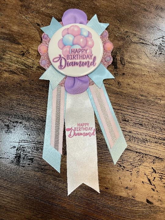 Birthday Badge Pin