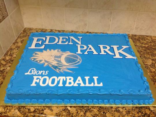 Lions Football Cake, Eden Park Cake, Football Cake, Lions Cake