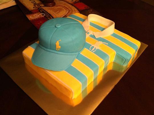 Polo Hat & Shirt Cake