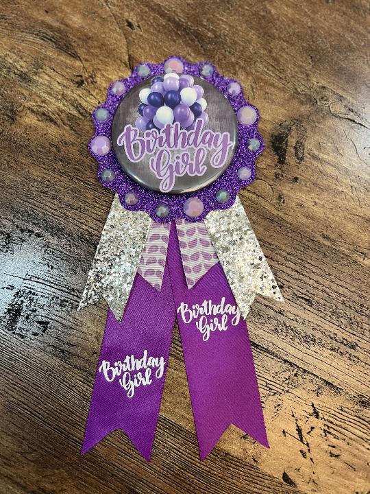 Birthday Badge Pin